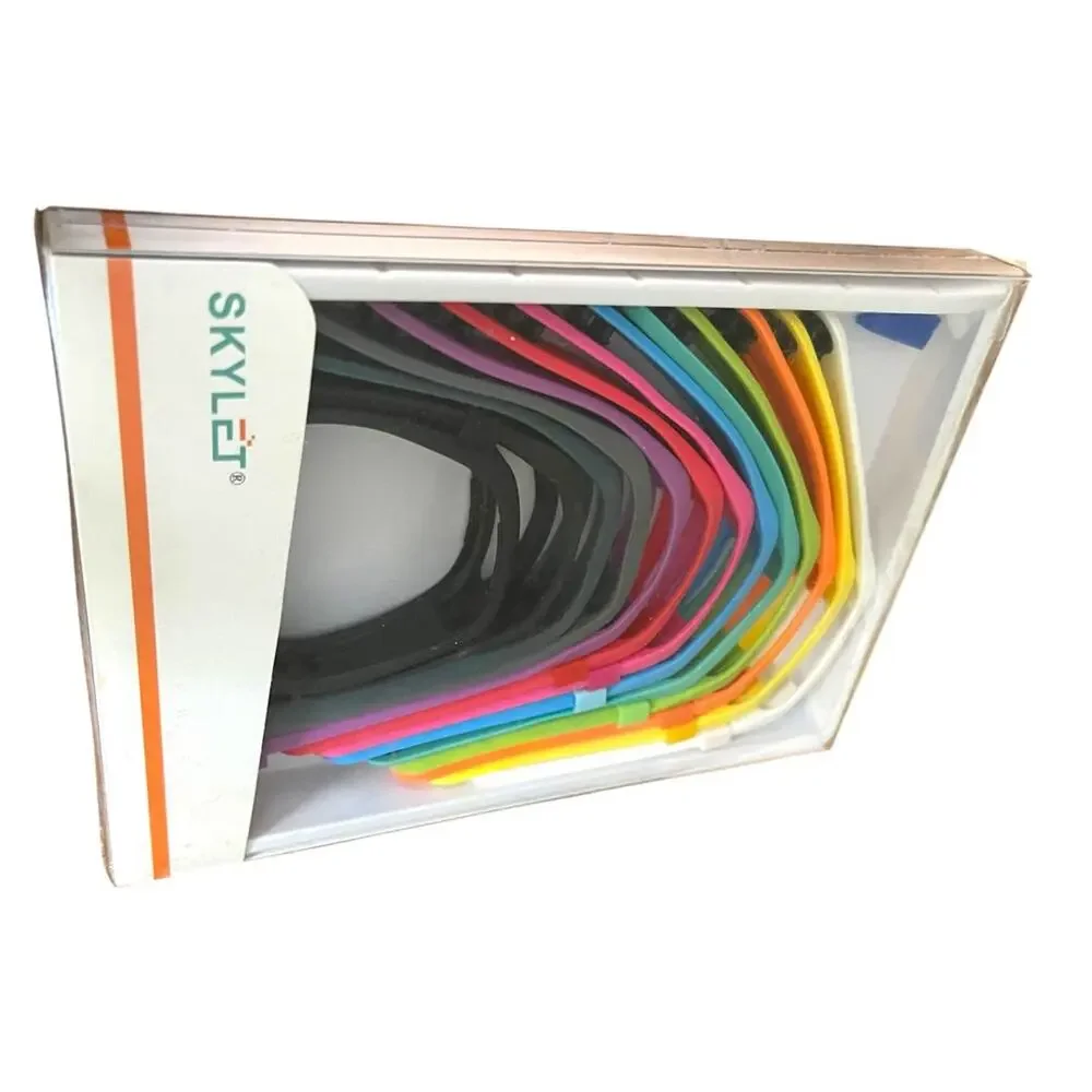 Skylet Pack of 13 Fitbit Replacement Wrist Bands Rainbow Assorted New